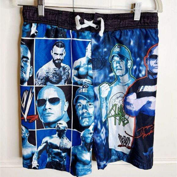 WWE The Rock Wrestling Swim Trunks Size Large 10/12 - Picture 7 of 8